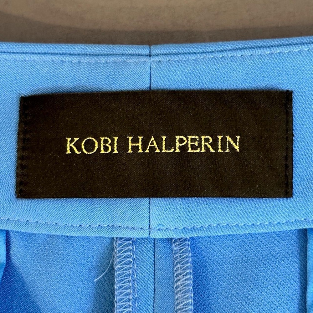 NWOT Kobi Halperin Cobalt Blue Wide Leg Culotte Shorts - Picture 7 of 7